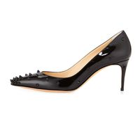 Wholesale Zandina Womens Ladies mm High Heel Pumps Rivets Spikes Pointed Toe Party Dress Evening Stiletto Shoes Black K332