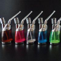 Wholesale Smoking Pipes colorful Mini Filter hand Pipes Recycler Best Oil Burner Mix Colors