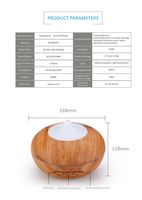 300ml Brand Essential Oil Diffuser Wood Grain Ultrasonic Aroma Cool Mist Humidifier For Office Bedroom Baby Room Study Yoga Spa