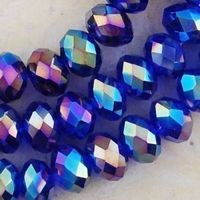 Wholesale Beautiful x6mm Blue AB Swarovski Crystal Gemstone Loose Beads bead