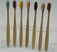 Wholesale High Quality Bamboo Toothbrush Natural Environmental Protection Teeth Health Bamboo Handle Soft Travel Toothbrushes Hotel Use