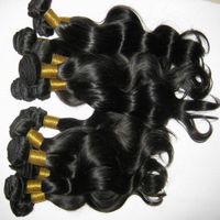 Wholesale Asian women Unprocessed body wave hair Malaysian human hair weave bundles g factory outlet price Tangle free