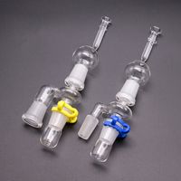 Wholesale Glass adapter Reclaim ash catcher mm or mm Male Female Joint With Keck Clip For Hookahs Bong Oil Rig