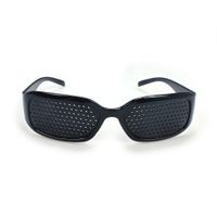 Wholesale 5 X fashion Black Eyesight Improvement Vision Care Exercise Eyewear Pinhole Glasses Training