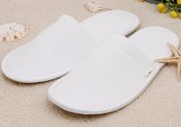Wholesale Hotel disposable bathroom mat slippers high grade white Hotel currency supplies home mat slipper