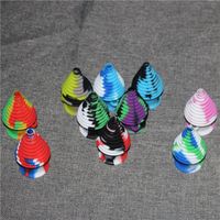 Wholesale Smoking Mouthtips Silicone Mouthpiece Reusable Filter Mouth Tips multiple colors Male For Hookahs Glass Bongs Hose Shisha Pipe tools