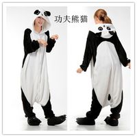 Wholesale Mens Ladies Cartoon Panda Adult Animal Onesies Onsie Pyjamas Pajamas Jumpsuits C366 S M L XL XL