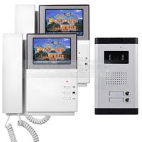 Wholesale DIYSECUR quot Apartment Video Door Phone Video Intercom Doorbell System TVLine IR Camera Touch Key for Families