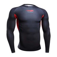 Wholesale gym clothing Crossfit men body engineer superhero Compression Shirt Long Sleeves Training t shirt Summer Fitness Clothing Bodybuild XL