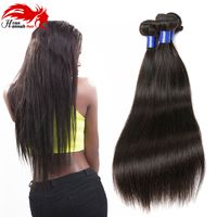 Wholesale Modern Show Piece Malaysian Straight Hair quot quot Natural Color Soft Silky Human Hair Bundles G Remy Hair Weave Extensions