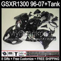 Wholesale gloss black gift For SUZUKI Hayabusa GSXR1300 MY106 GSXR GSX R1300 GSX R1300 gloss black Fairing