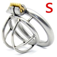 Wholesale Stainless Steel Arc shaped Cockring Male Chastity Device Cock Cage Sex Toys for Men Penis Lock Metal Small Chastity Cages for Man G7