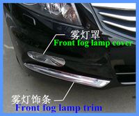 For Honda crosstour 2011-2013 ABS CHROMED Front fog lamp cover Trim 2PCS//set