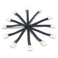 Wholesale Edison2011 New Design MM pin Led Strip Connector for RGB Led Strip Light with Wire