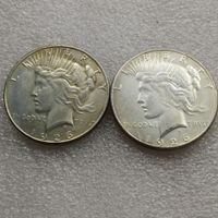 Wholesale US head to head Peace Dollar Two face Copy Coin