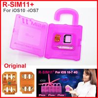 Wholesale R SIM RSIM11 plus r sim11 rsim unlock card for iPhone s plus iphone7 iOS ios7 x CDMA GSM WCDMA SB SPRINT LTE G G
