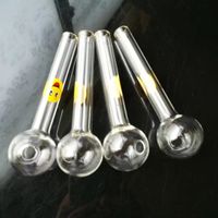 Wholesale Smile straight burner New Unique Glass Bongs Glass Pipes Water Pipes Hookah Oil Rigs Smoking with Droppe