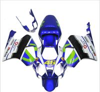 Wholesale 3 free gifts Fairings For Honda VTR1000 RC51 SP1 SP2 ABS Motorcycle Fairing Kit Bodywork White Blue AZ1