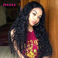 Wholesale Loose Curly Lace Front Human Hair Wigs Virgin Brazilian Unprocessed Remy Human Hair Full Lace Wig Curly For Black Women
