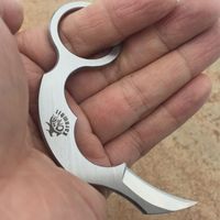 Wholesale new style camping special quality Outdoor Gear One Bee Sting Karambit Knife Mini Blade Edc D2 Steel Fixed Blade Survival Knife Best Gift