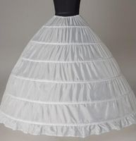 Wholesale Ball Gown Large Petticoats New Arrival White hoops Bride Underskirt Formal Dress Crinoline Plus Size Wedding Accessories for Woman