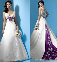 Vestito da sposa viola koreana