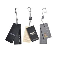 Wholesale Hang tags printing set of cards Custom hang tags with strings attached Swing tags for clothing bags Garment hangtags in cheap price