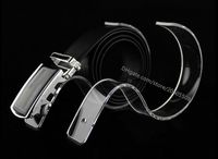 Wholesale fashion Boutiques display props Belt display racks Acrylic Display Stand girdle holder desktop belt