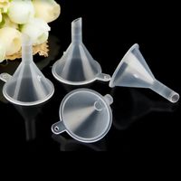 Wholesale Transparent Mini Plastic Small Funnels Perfume Liquid Essential Oil Filling Empty Bottle Packing Kitchen Bar Dining Tool DHL Ship PX F01