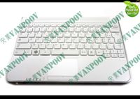 Wholesale New Notebook Laptop keyboard with Palmrest Speaker for Samsung N210 N220 White French FR Version BA75 B Version FR French
