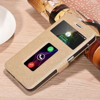 Wholesale Luxury Slim Flip Protective View Window Cell Phone Case Cover stand For ZTE Blade V7 Lite Colors