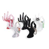 Harz Schaufensterpuppe Hand Schmuck Ring Armband Display Show Stand