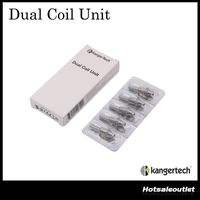 Wholesale Kanger Dual Coil Unit Kanger Replacement Coils For Protank III Atomizer Coil Head for Mini ProtankIII Authentic