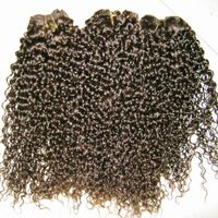 Wholesale 2020 Fashion Hair DHgate Weave Extensions Deep Tight Bouncy Afro curly Indian Unprocessed Hair wefts bundles Great Price