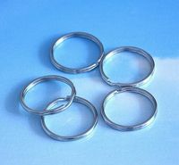 Schlüsselring 32 mm Edelstahl Flach Schlüsselanhänger DE HÄNDLER