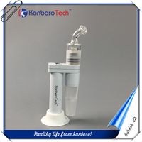 Wholesale Kit Low resistance Dectable glass water pipe replace coil head e cig quality electronic cigarette Kanboro tech with battery