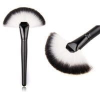 Wholesale Soft Makeup Large Fan Brush Blush Powder Foundation Make Up Tool big fan Cosmetics brushes