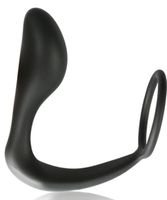 Wholesale Soft Silicone Anal Bead Butt Plug With Cock Penis Rings Male Masturbation Prostate Massager Fetish Erotic Porno Sex Products For Men