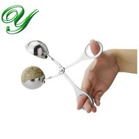 Wholesale Stainless Steel Meat Baller Mold cake pops potato icecream scoop kitchen bath bombs patty bento rice ball maker kitchen meat tools mould