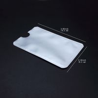 wholesale business card sleeves for sale aluminum foil security card shield credit card rfid protection - Business Card Sleeves wholesale business card sleeves for sale aluminum foil security card shield credit card rfid protection - Business Card Sleeves