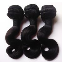Wholesale 8A Peruvian Brazilian Virgin Human Hair Body Wave Natural Color inch European Indian Remy Hair Extensions Double Weft Hair