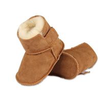 Wholesale winter baby First Walkers infants warm shoes Faux fur girls baby booties Leather boy baby boots