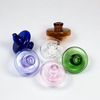 Wholesale Volcanee Glass hover carb cap banger colored Hookahs for mm mm mm thick xl quartz nail domeless nails dabber bong