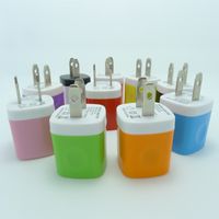 Wholesale 200PCS Universal Mini USB Home AC Power Adapter Travel Charger US Plug Wall Charger Adaptor Charging For universal smart mobile phone