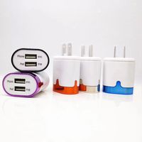 Wholesale High quality Full A metal ring wall charger fast charge home adapter Brand new travel chargers for Samsung for Xiaomi