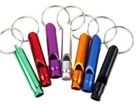Wholesale 5pcs Aluminum Alloy Whistle For Outdoor Emergency Survival Safety Sport Camping Hunting Travel Kit Lifesaving Whistle