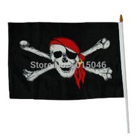 Haus & Garten Fahnen, Banner & Zubehör Ösen Beste Deal Bar Spukhaus Holloween Party Dekoration 1 Pc Pirate Flags Crossbones Sabres Schwerter Jolly Roger