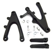 Wholesale Black Silver New Motorbike Front Foot Pegs Bracket Fit For Yamaha YZF R1