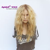 Wholesale Wig Curly Blonde Medium Length Buy Cheap Wig Curly