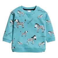 Wholesale boy long sleeve t shirt kids clothing cotton autumn t shirts children print animals sweater boy cartoon sweater